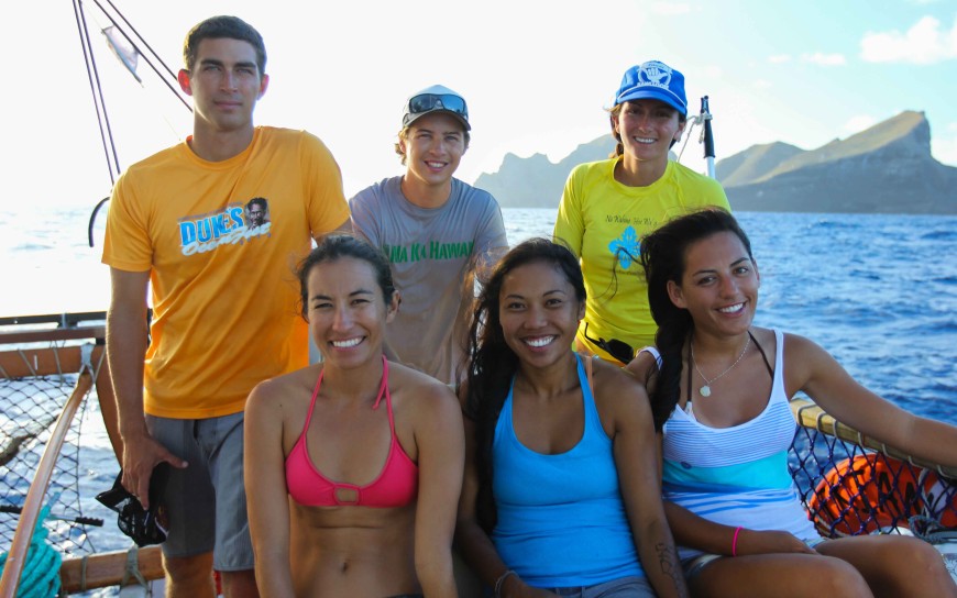 L-R: Top: Austin Kino, Jason Patterson, Jenna Ishii Bottom: Haunani Kane, Kalā Babayan, Lehua Kamalu