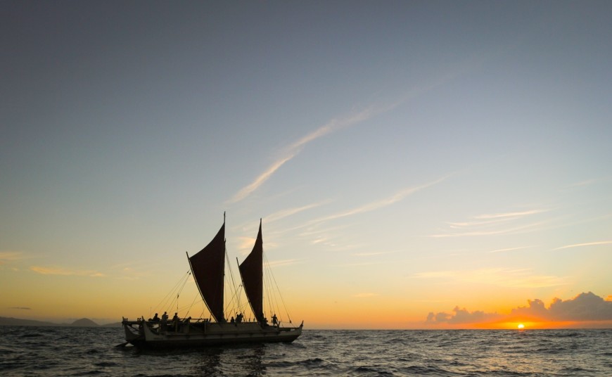 Hokulea_Sunset_1