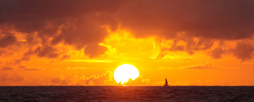 Hikianalia in the sunrise.