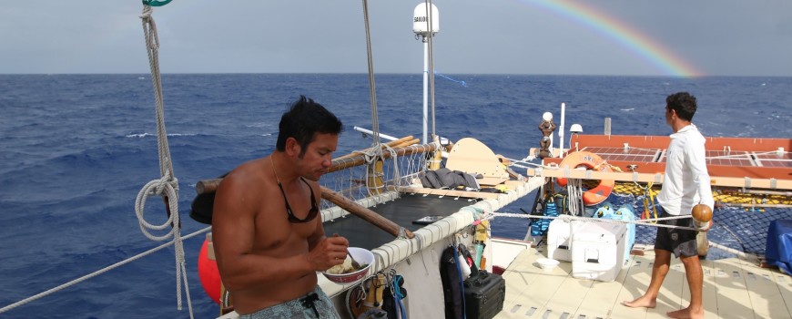 Rainbows follow Hōkūleʻa wherever she goes