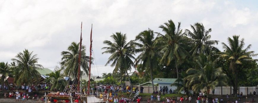 The adopted home of Hokulea, Tautira.